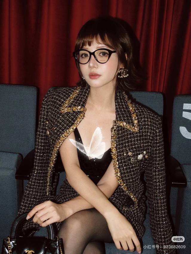 Chane New High-End Custom Sequined Woven Blend Tweed Coat, Luxurious Heavy-Duty