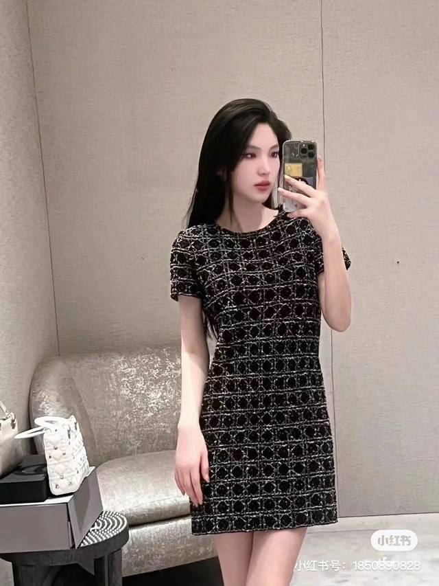 Dio* New High-End Custom-Made Diamond Pattern Chiffon Blend Knit Fabric Fashiona