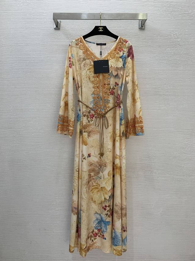 Dolce & Gabbana Dg* New European and American Fashion Export Exclusive Long Dre