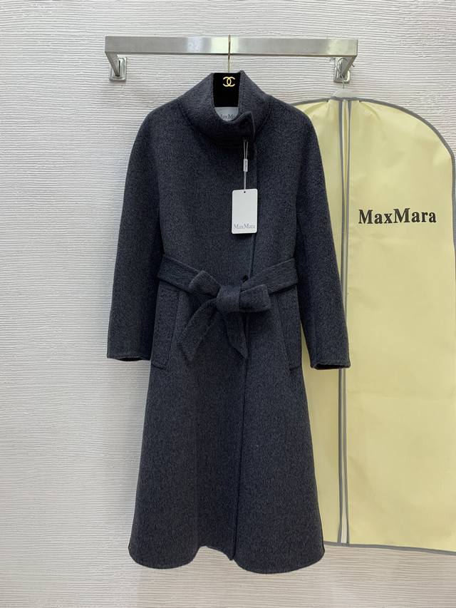 Maxmar* New M brand high-end custom double-faced wool coat! Features a side-butt