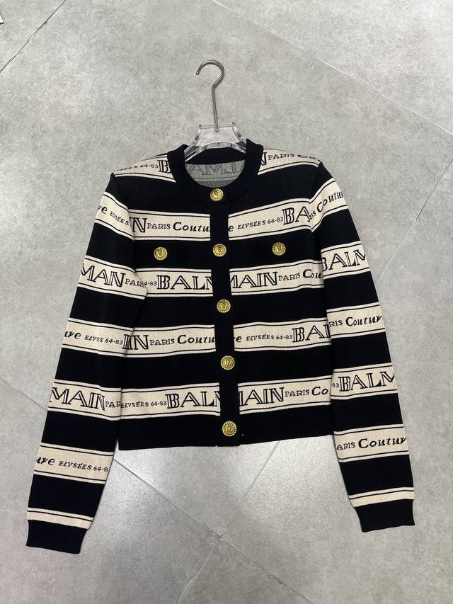 2025 Autumn/Winter New All-Over Jacquard Knit Cardigan/Outerwear Size: S-L DDD