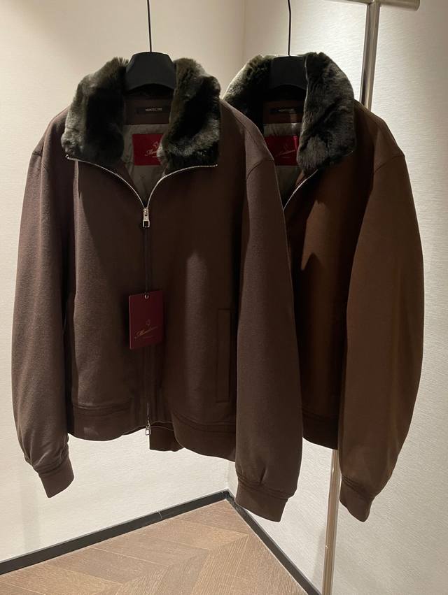 Sizes: 48 50 52 54 Montecore Puppy Detachable Fur Collar Wool and Goose Down Ja