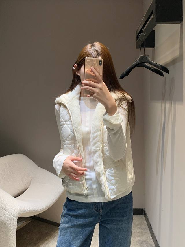 Dio* 25Fw Early Autumn New Reversible Diamond Quilted Vest | Exclusive High-Qual