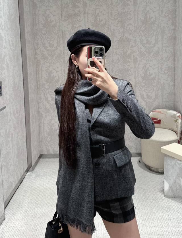 Dio* 25Fw Early Autumn New Multi-Wear Belt Shawl Wool Coat | Exclusive Yb Develo