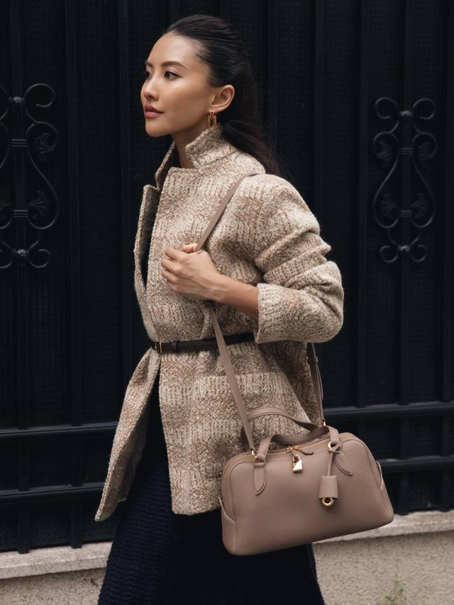 Loro pi*Na 25Fw Autumn/Winter New Wool Tweed Plaid Coat | Exclusive Yb Developme