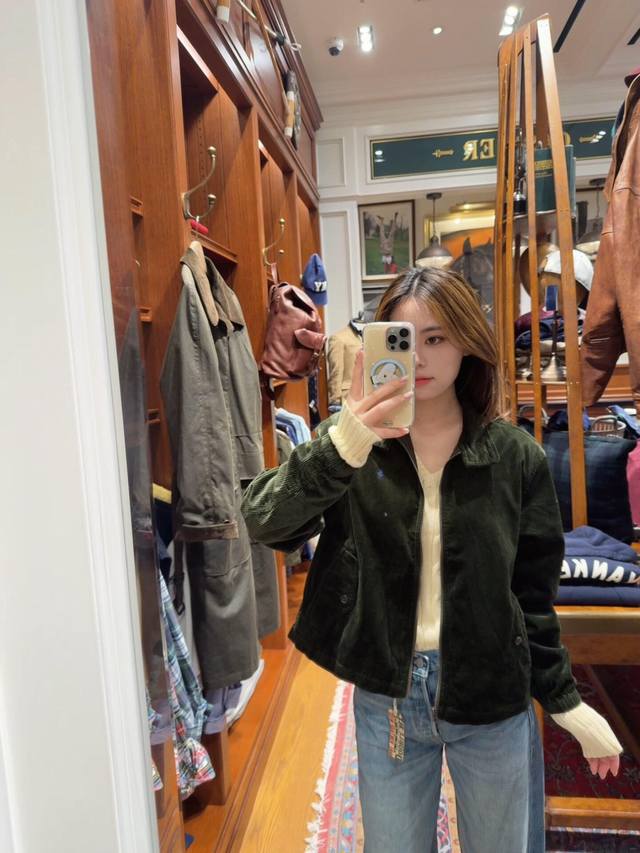 Ralph La*Ren 25Fw Autumn/Winter New Retro Corduroy Jacket | Exclusive High-Quali