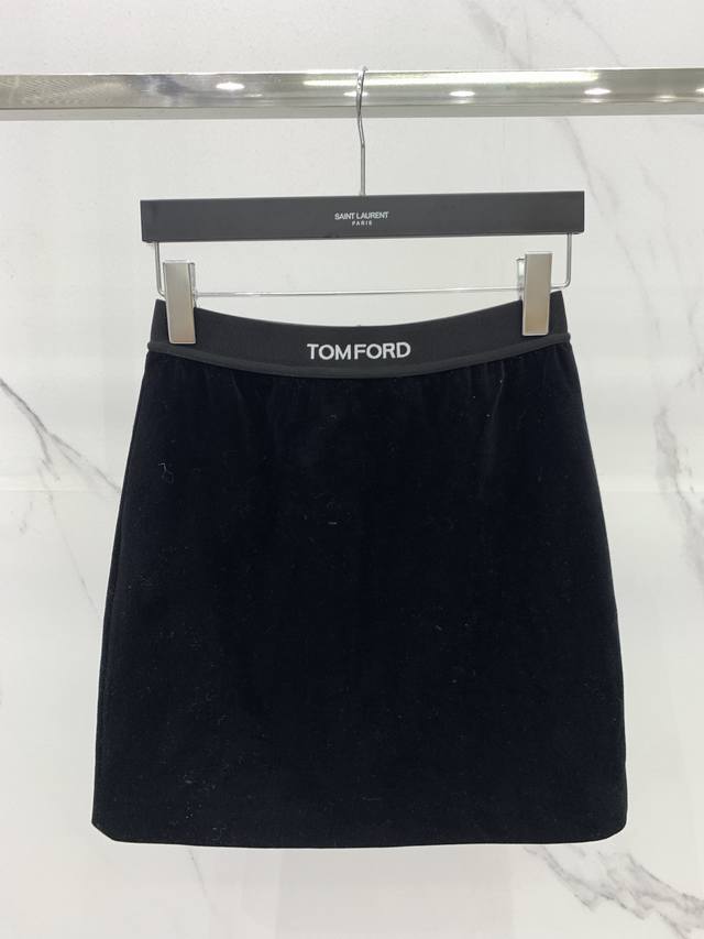 Tomford Velvet Skirt Versatile Velvet Pants Custom Webbing Size Smlp DDD