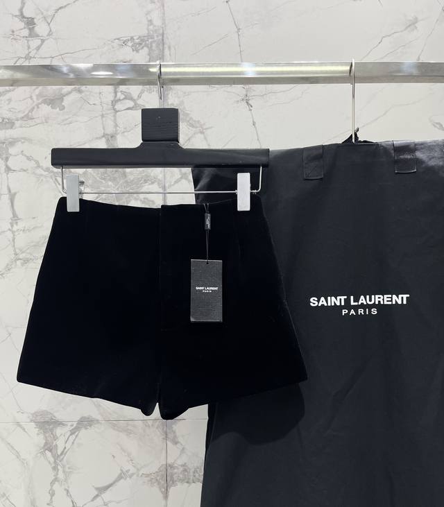 Saint Laurent New Velvet Shorts Saint Laurent truly lives up to its reputation