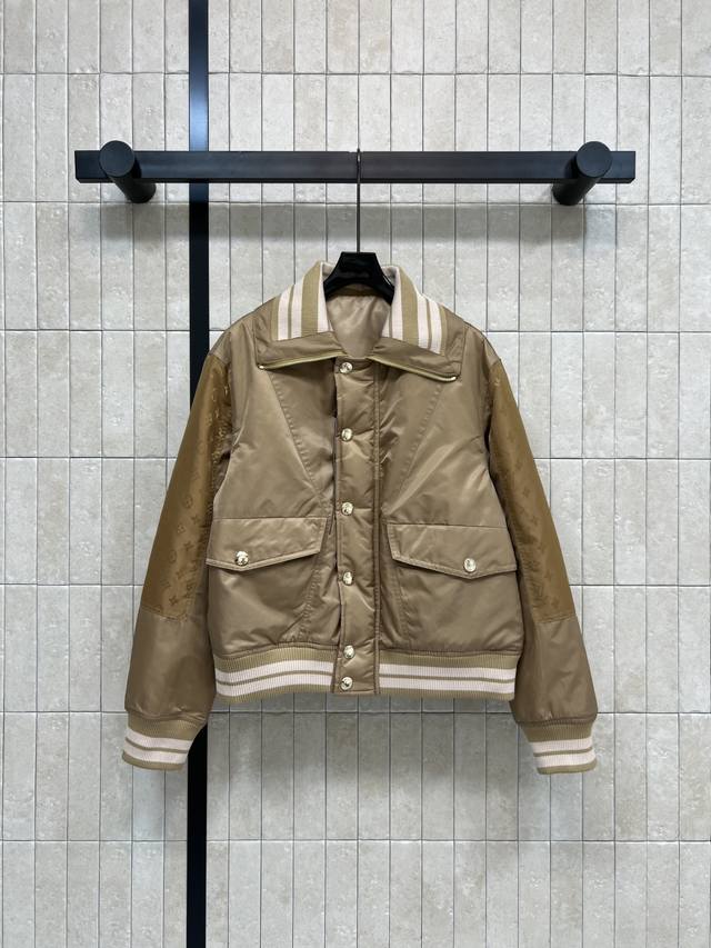 L's Fall/Winter 2025 New Lapel Jacket, Champagne Brown + Classic Monogram Print,