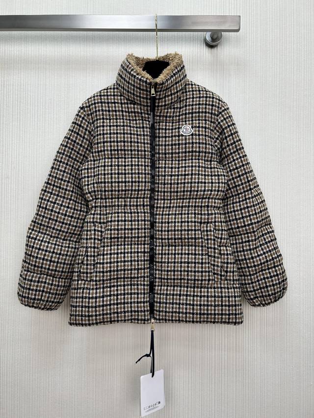 New Arrival! Monc*25 Autumn/Winter New Arrival Stand Collar Mid-Length Down Jac