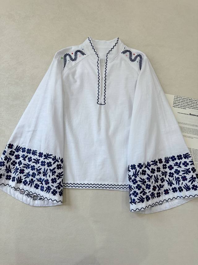 Oriental Poetic Charm! 25 Three-dimensional embossed embroidered cotton-linen bl