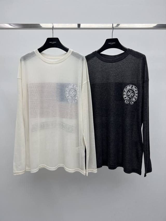 Chrome Heart* Sanskrit Print Long-Sleeve T-Shirt This is so comfortable and has