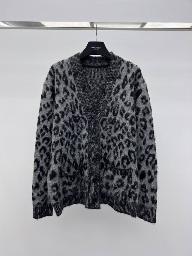 Anine Bin* Leopard Print Alpaca Wool Cardigan Banks cardigan is made from alpaca