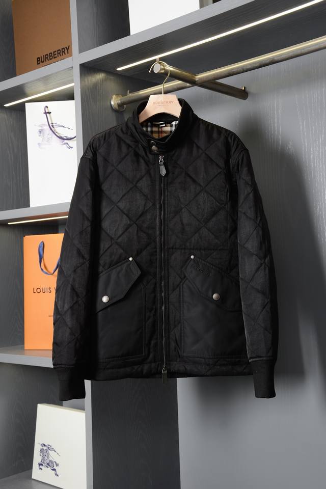 Quilted Temperature-Controlled Harrington Cotton Jacket, 2025 Autumn/Winter Men