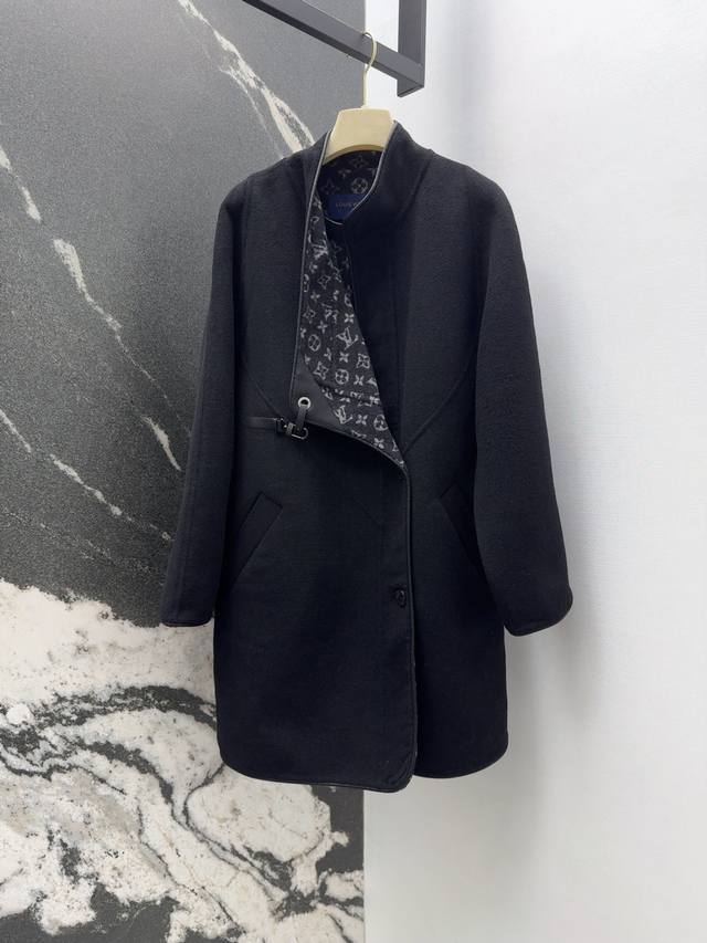 FourL's 25Ss Autumn/Winter New Arrival Double-Sided Wool Long Hooded Coat. Made
