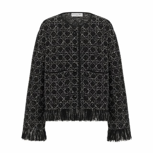 Dio* New Winter Arrival! High-end custom color-blocked yarn Tengger pattern knit