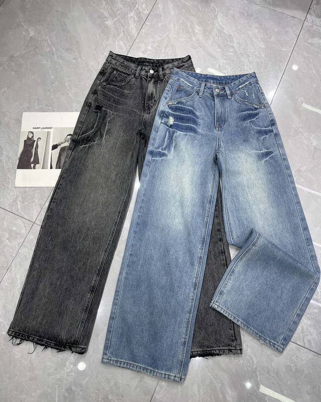 Detailed Real Shots Acn*2025 New Straight Leg Jeans Jeans are truly a fashionabl