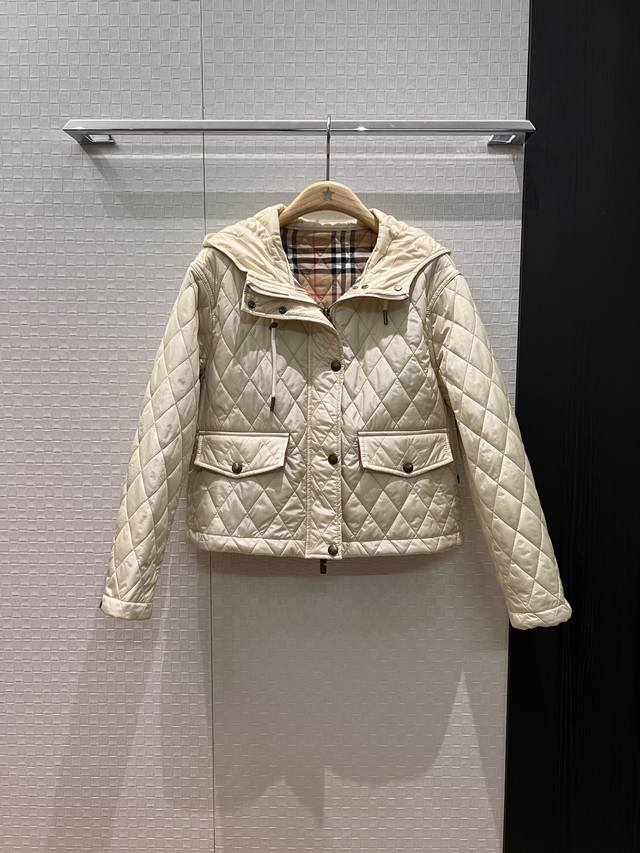 Autumn/Winter Recommendation: New Hooded Quilted Diamond Pattern Cotton Jacket,