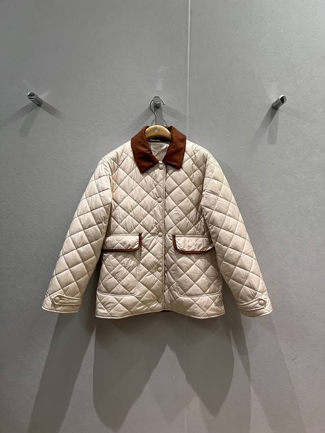 Autumn/Winter New Arrival Recommendation: Suede Collar Patchwork Quilted Jacket