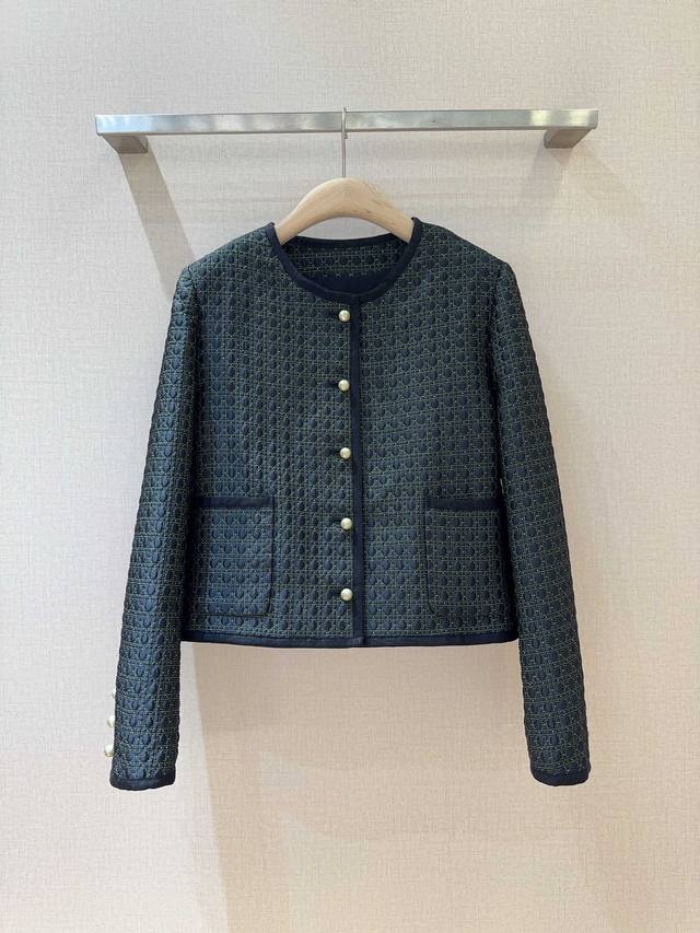 D Brand's 2025 Early Autumn New Arrival~ Chanel-style jacket, short design, roun