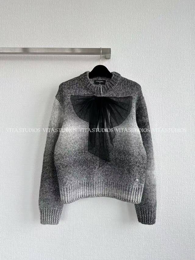 New Arrival Pre-sale Bow Knot Sweater Made with imported Japanese paper yarn and