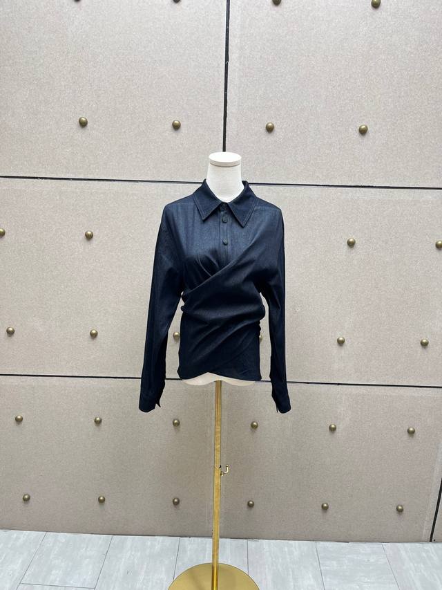 Mugle Crossover Button-Up Denim Jacket! Cotton, Two Colors DDD