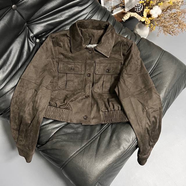 25 New Suede Jacket Lapel design, multi-pocket workwear style, incredibly versat