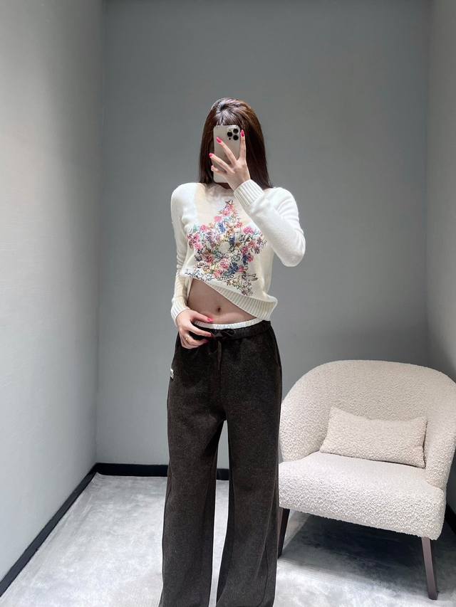 25 New Curved Blade Pants, Loose Fit, Slimming, Super Beautiful, Flowy, Floor-Le