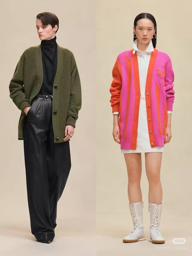 Original Hh 2025 Autumn/Winter Korean Style Fashion Equestrian Theme Cashmere C