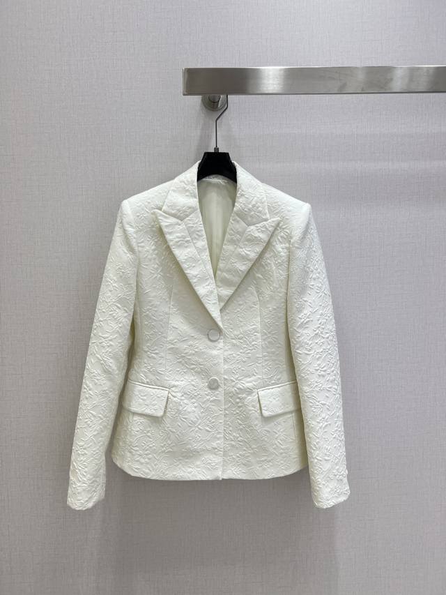 Highly Recommend Dio*2026 Early Spring New Style Lapel Double Pocket Slim Fit S