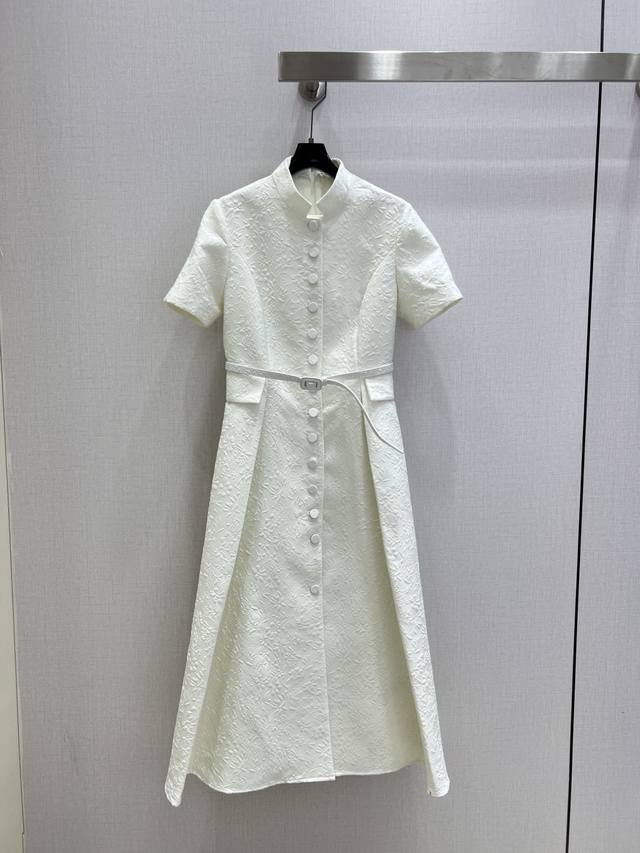 Highly recommend Dio*2026 early spring new style stand collar waist-cinching sh