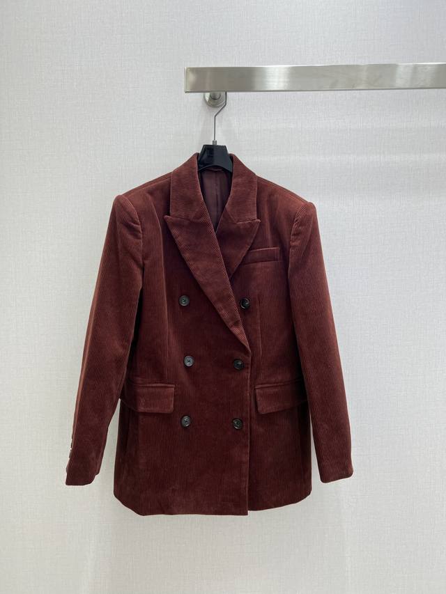 Highly recommend Bc* 2025 Autumn/Winter Newest Retro Corduroy Suit, Double-brea