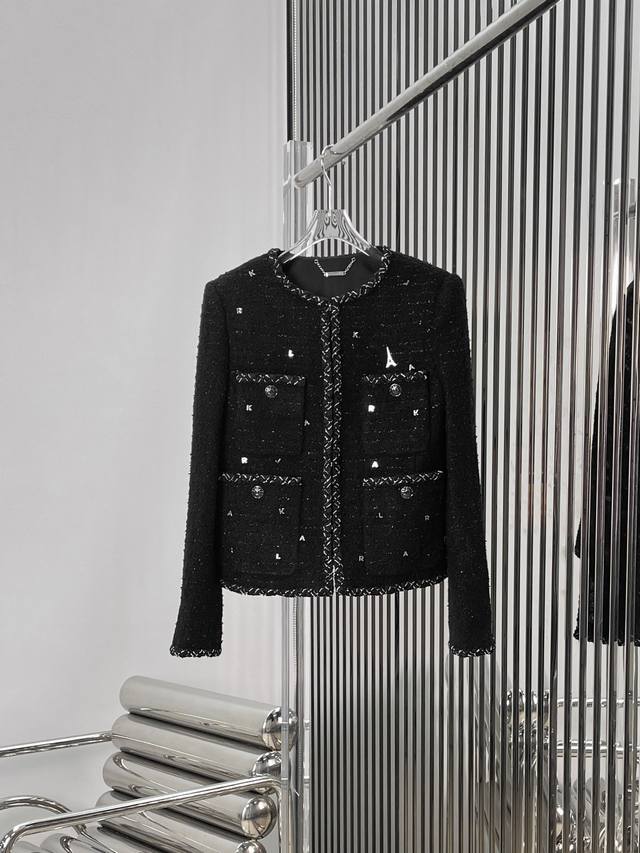 Real photos! Latest 25New heavy-duty wool Chanel-style jacket, as worn by Gulna