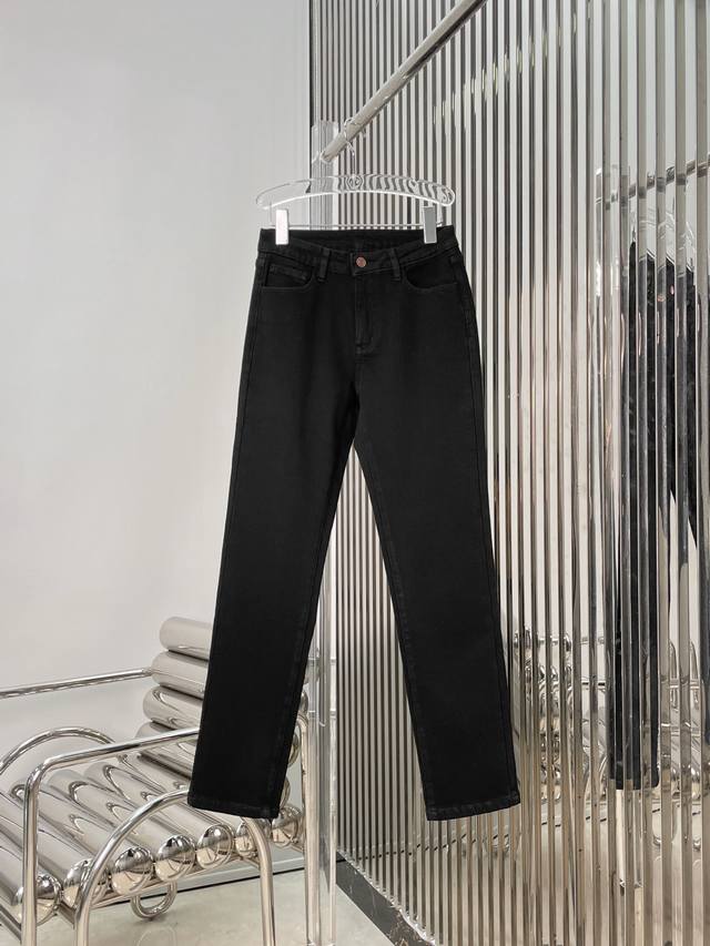 Real photos! Latest The R 25New distressed fleece-lined skinny black jeans. Size