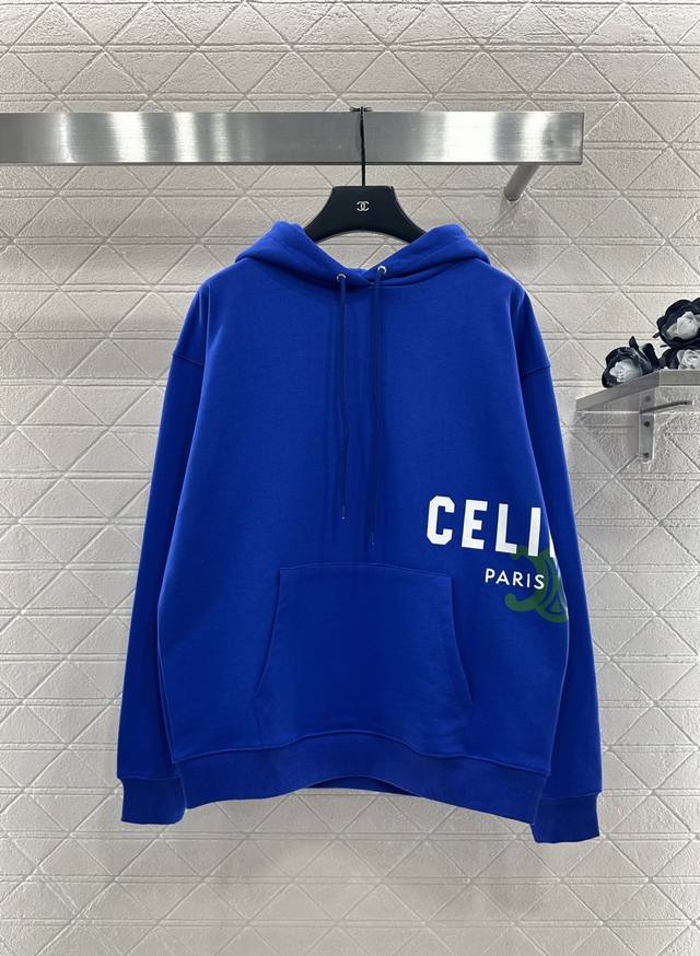 Celin*2025 New Arrival Printed Logo Drawstring Hooded Sweatshirt Custom Yb origi