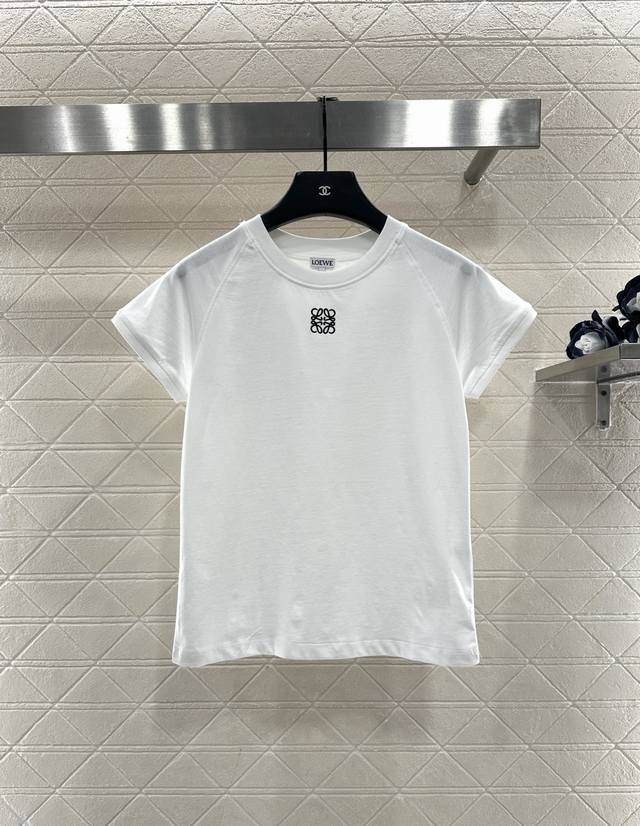 Loew*2025 New Arrival Crew Neck Embroidered Logo Custom Yb twill cotton material