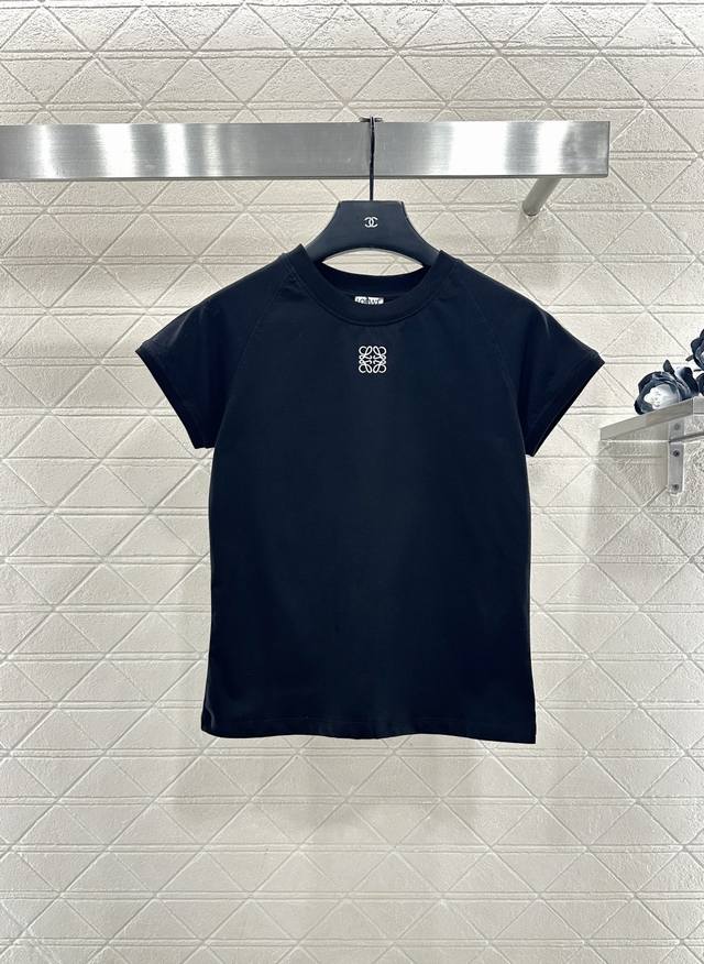 Loew*2025 New Arrival Crew Neck Embroidered Logo Custom Yb twill cotton material