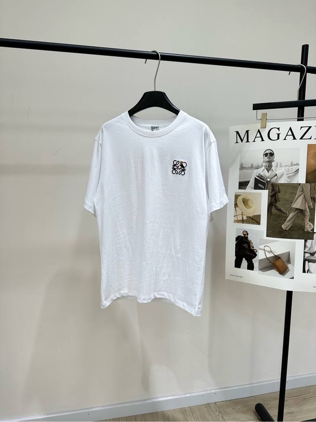Loe White Cat Cable Knit Embroidery Short-Sleeve T-Shirt DDD. Fabric: 100% Cotto