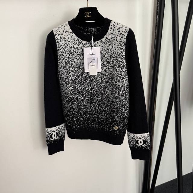 Style No. 20257667 Chanel* New Snowflake Pullover Long-Sleeve Wool Knit Sweater