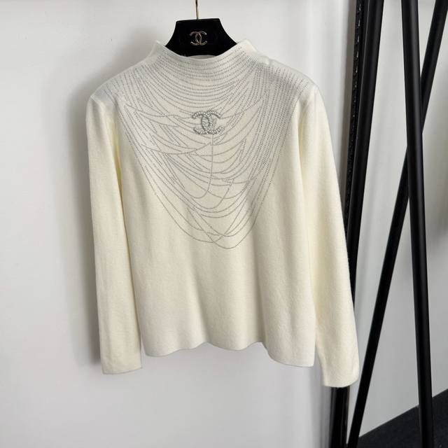 Style No. 20257039 Chanel* New Small Chanel Pearl Logo Rhinestone Necklace, Hig