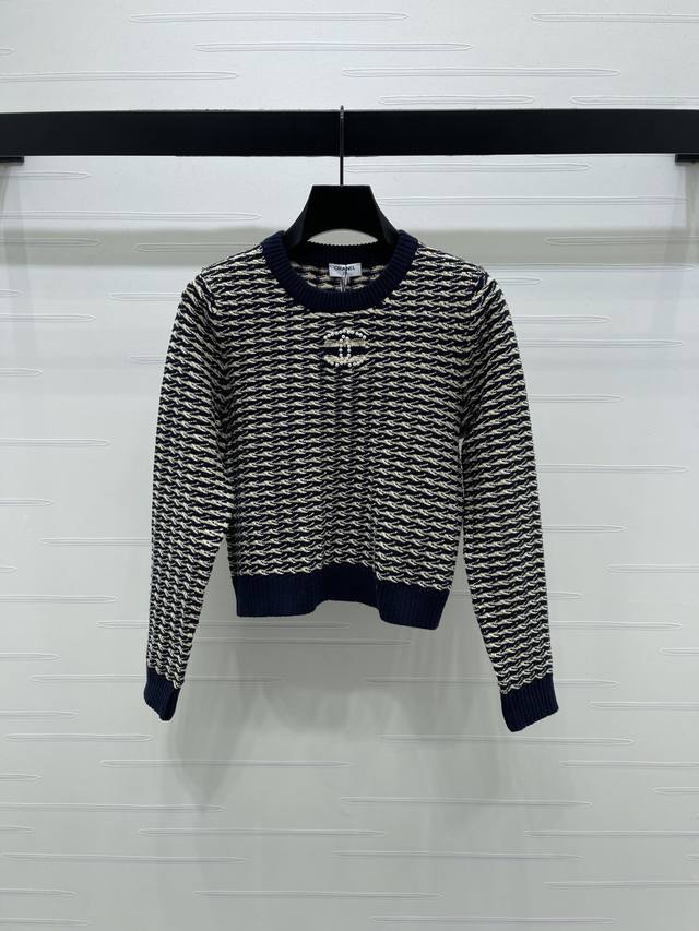 New Arrival! High-Quality Original Chane* 2025 Autumn/Winter Collection! Stripe
