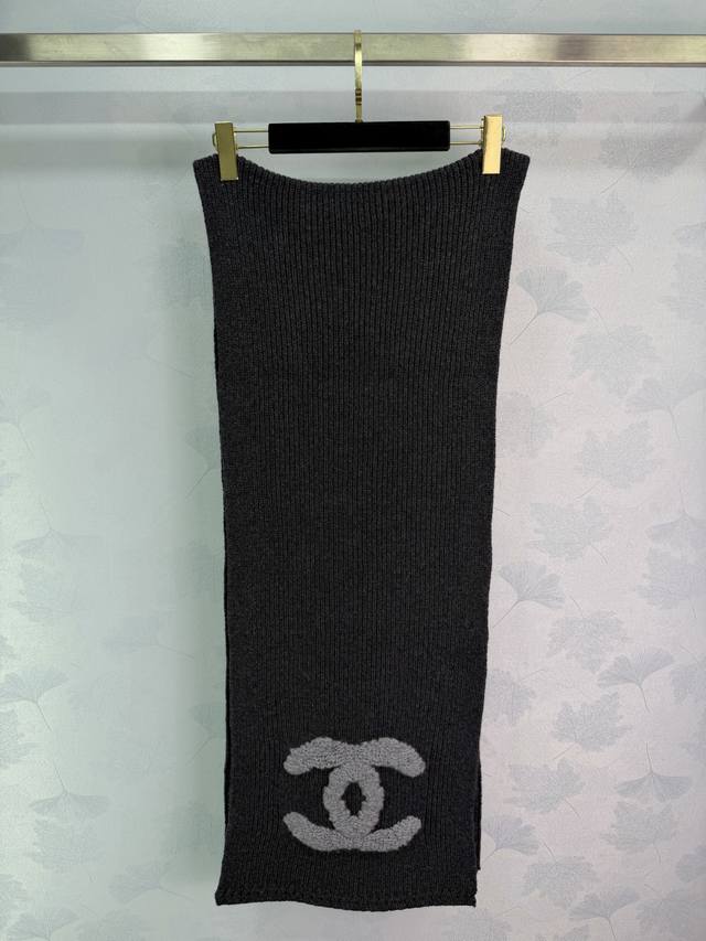 Ch*25 Autumn/Winter New Collection Cashmere Scarf, High-Quality Cashmere, Soft a