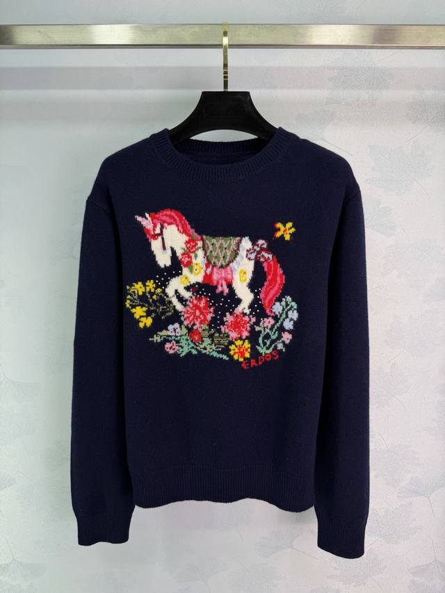 Er*25 Autumn/Winter New Zodiac Series Carousel Cashmere Sweater, high-end cashme