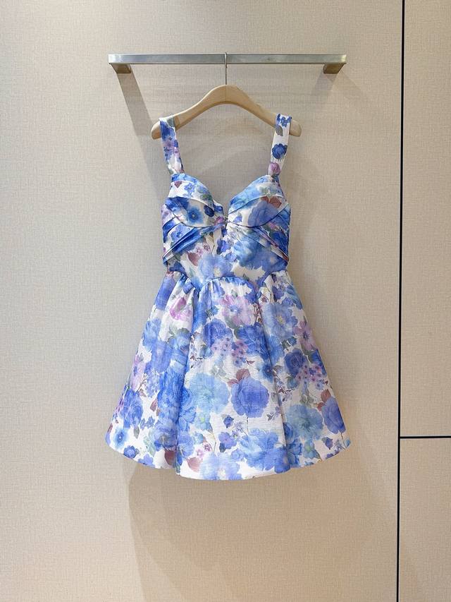 Zimmerm*A*N*N New Arrival! Short mini dress, made of silk-linen-organza fabric,