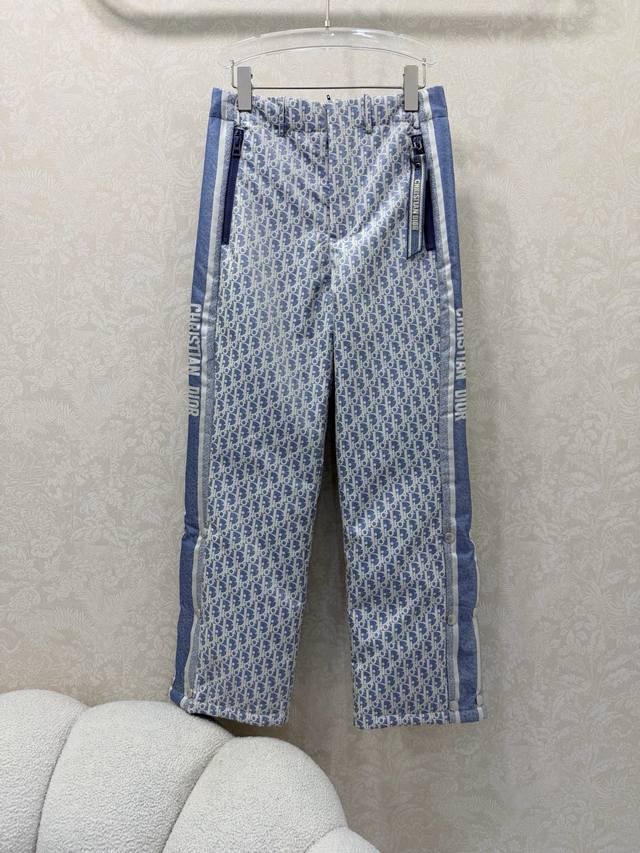 Dio* 2025 New Jacquard Down Trousers, custom-made with imported jacquard materia