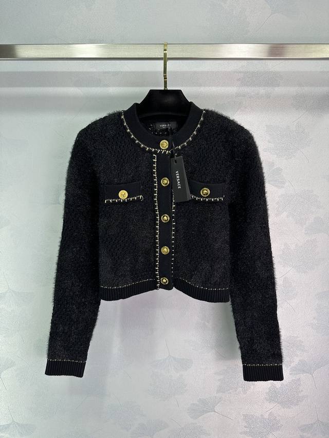 Vans* Autumn/Winter New Round Neck Cardigan, High-End Custom Wool Imported Fabri