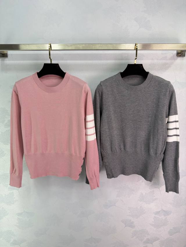 Tb*25 Early Autumn New Classic Four-Stripe Knit Sweater, Highly Recognizable Lef