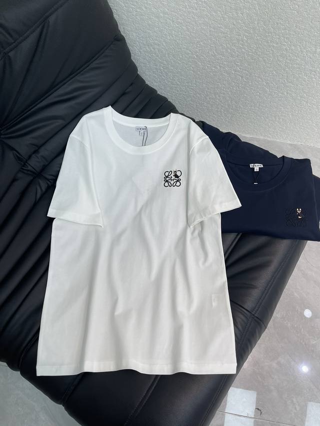 Loew*26 Early Spring New Limited Edition Collaboration Cat Embroidery Short-Slee