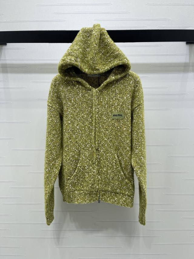 New Arrival! High-Quality Original Miu Mi* 2025 Autumn/Winter Collection! Hoode