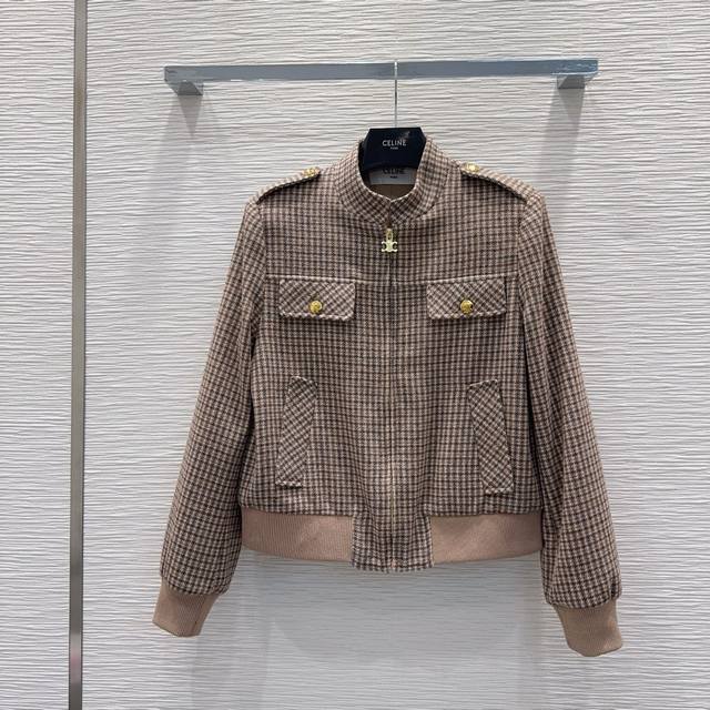 Celin* 2025Fw New Style Coat - Sold Out Instantly! Special material with a textu